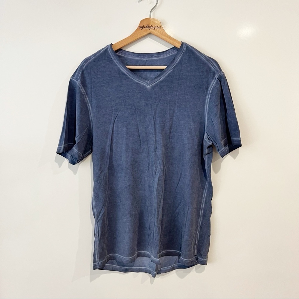 Lululemon 5 Year Basic V *Wash Code Blue Sun Wash - image 4